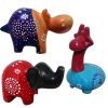 Giraffe, Elephant & Hippo