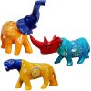 Elephant, Rhino & Leopard