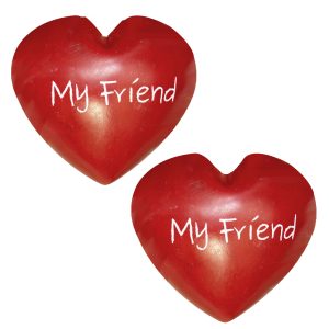 Love You My Friend Precious Heart. Valentine Mothers Fathers Day Decor in A Bowl Or Vase As Filler Red (Multi-Pack Sets)