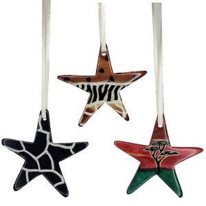 Handcrafted Ornament Hanging Figurine Art by The Tribesmen of Kenya. The Ornament is Smooth Elegant Cool