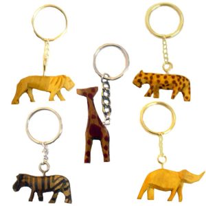 Key Ring Safari Animals